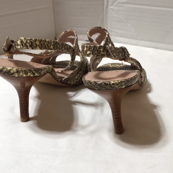 Stuart Weitzman snake embossed heels. NWOT - Picture 3 of 6